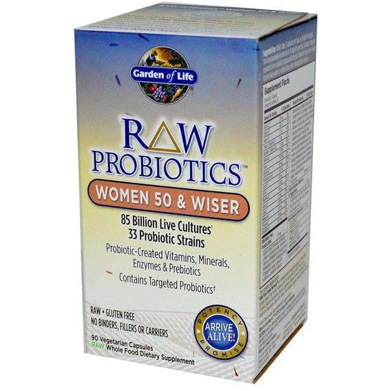 Пробиотик Garden of Life RAW Probiotics Women 50 & Wiser 90 Veg Caps (GOL-11568)