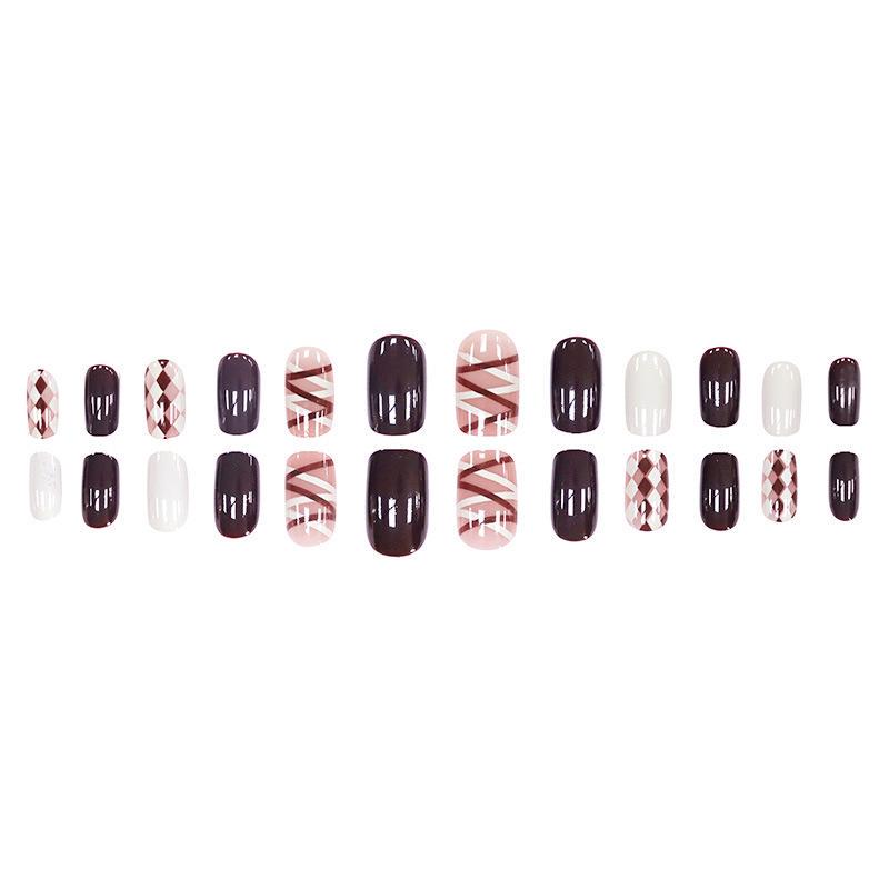 Накладные ногти с клеем Bananahall R697 24 шт. Бордовый (A9976) - фото 5 Накладные ногти с клеем Bananahall R697 24 шт. Бордовый (A9976) - фото 5