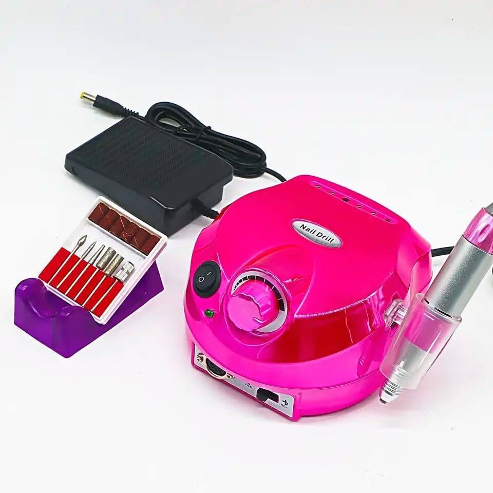 Фрезер DM-202 Chrome 35000 об/мин 65 Вт для маникюра и педикюра Розовый Фрезер DM-202 Chrome 35000 об/мин 65 Вт для маникюра и педикюра Розовый