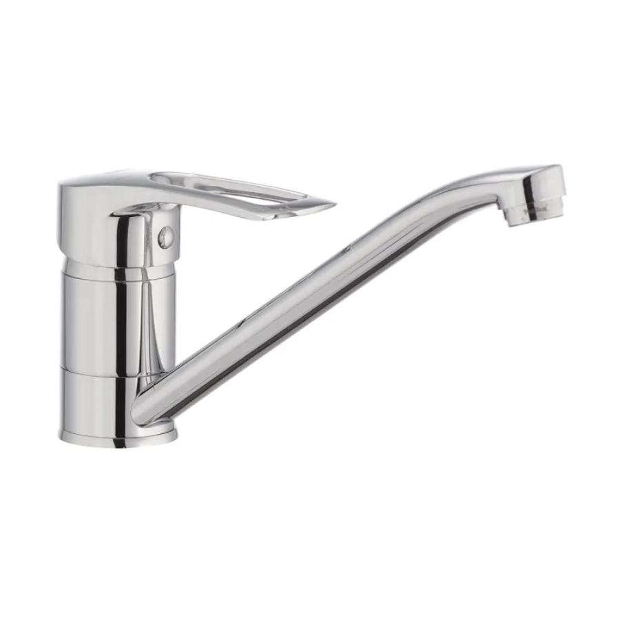 Смеситель для кухни однорычажный Haiba Germes 555 Chrome (HB0142) Смеситель для кухни однорычажный Haiba Germes 555 Chrome (HB0142)