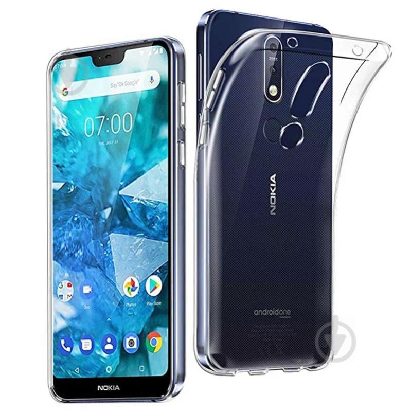 Чехол TPU Clean для Nokia 7.1 Plus Transparent (CC-41023)
