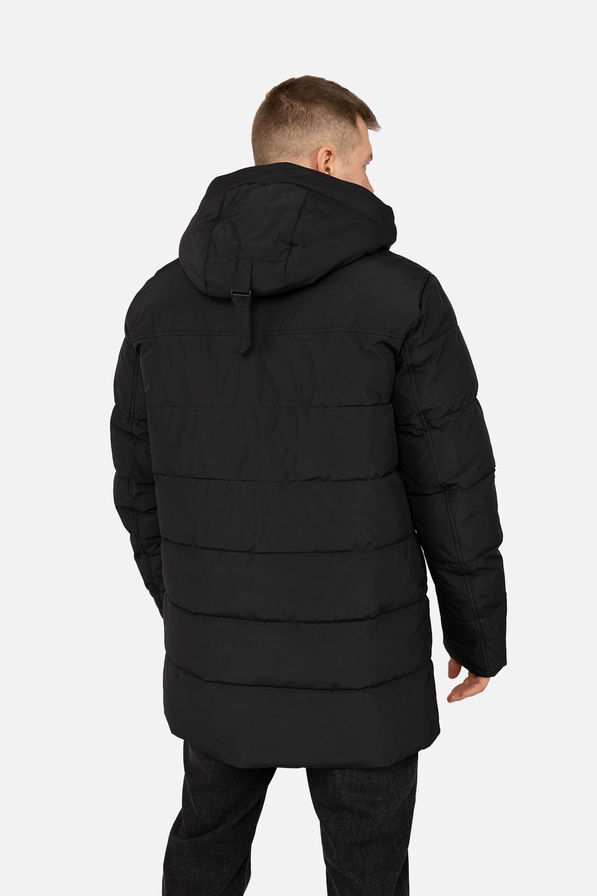 Куртка мужская ЦБ-00254591 р. 52 Черный (28422198) - фото 6 Куртка мужская ЦБ-00254591 р. 52 Черный (28422198) - фото 6