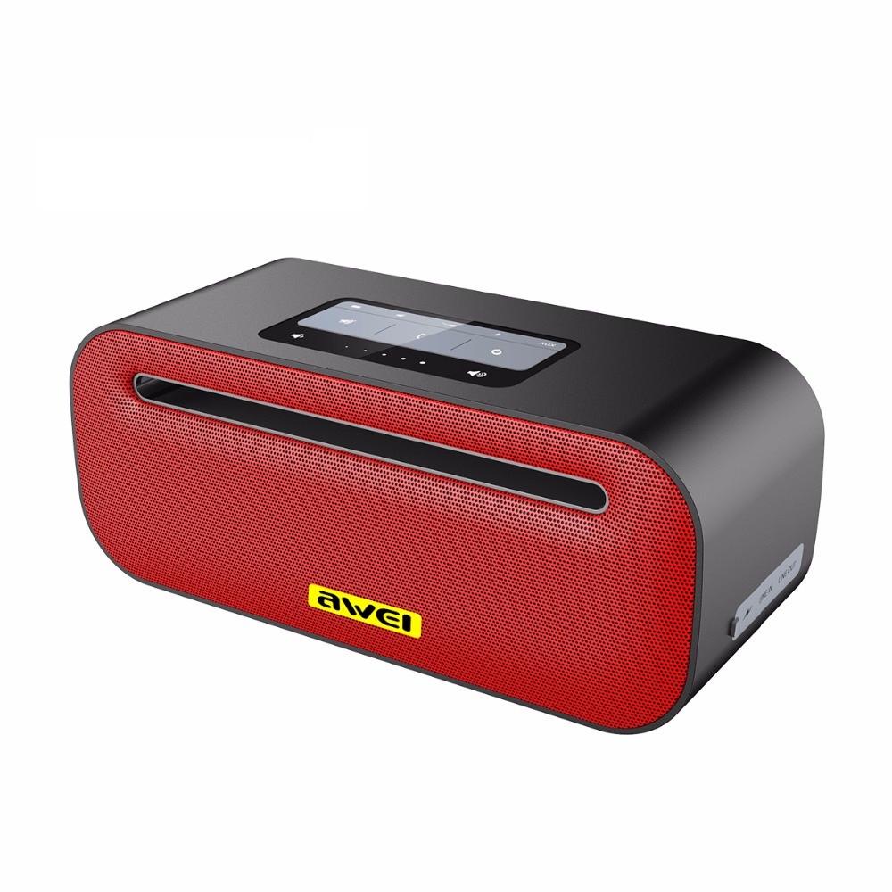 Портативна Bluetooth колонка AWEI Y600 MP3 AUX microSD 2600mAh Червоний (SUN6638)