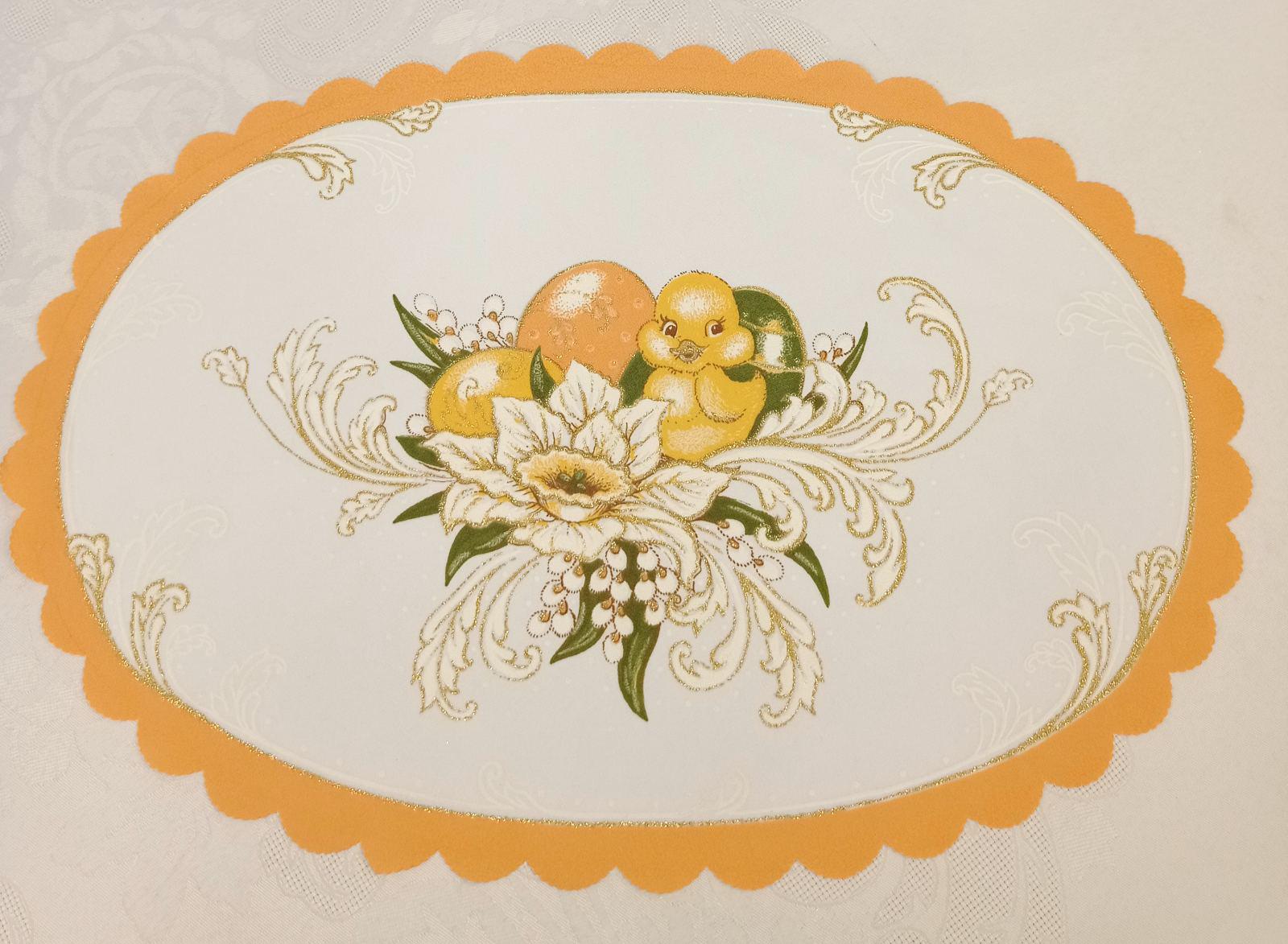 Салфетка пасхальная Easter Holiday 30x45 см Orange (CN14642)