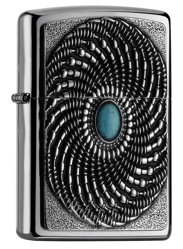 Зажигалка Zippo Vortex Turquoise (2.004.728)
