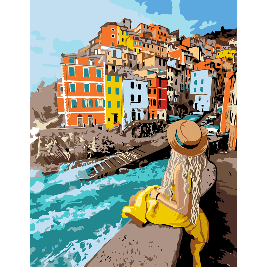 Картина по номерам Rosa Start Национальный парк Италия 35x45 см в коробке (Az1-4823098525196)