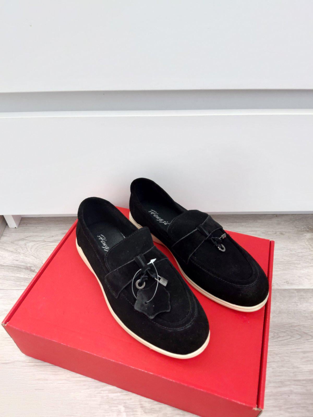 Лофери з натурального замшу р. 39 (455-1)