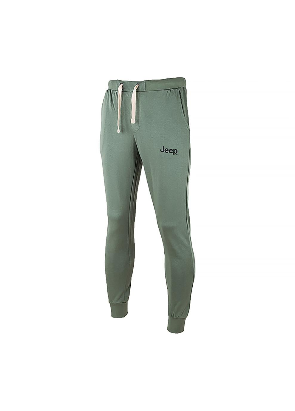 Штаны мужские JEEP SWEATPANTS Small Print S Хаки (O102577-E850 S)
