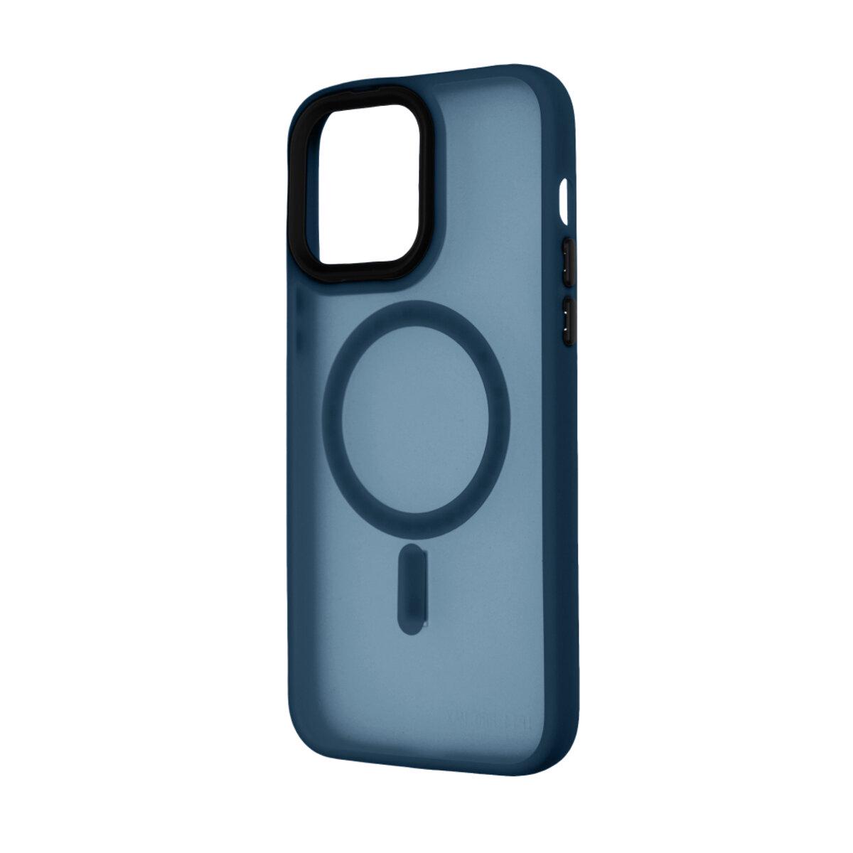 Противоударный чехол для Apple iPhone 15 Pro Max Cosmic Magnetic Color HQ / Blue