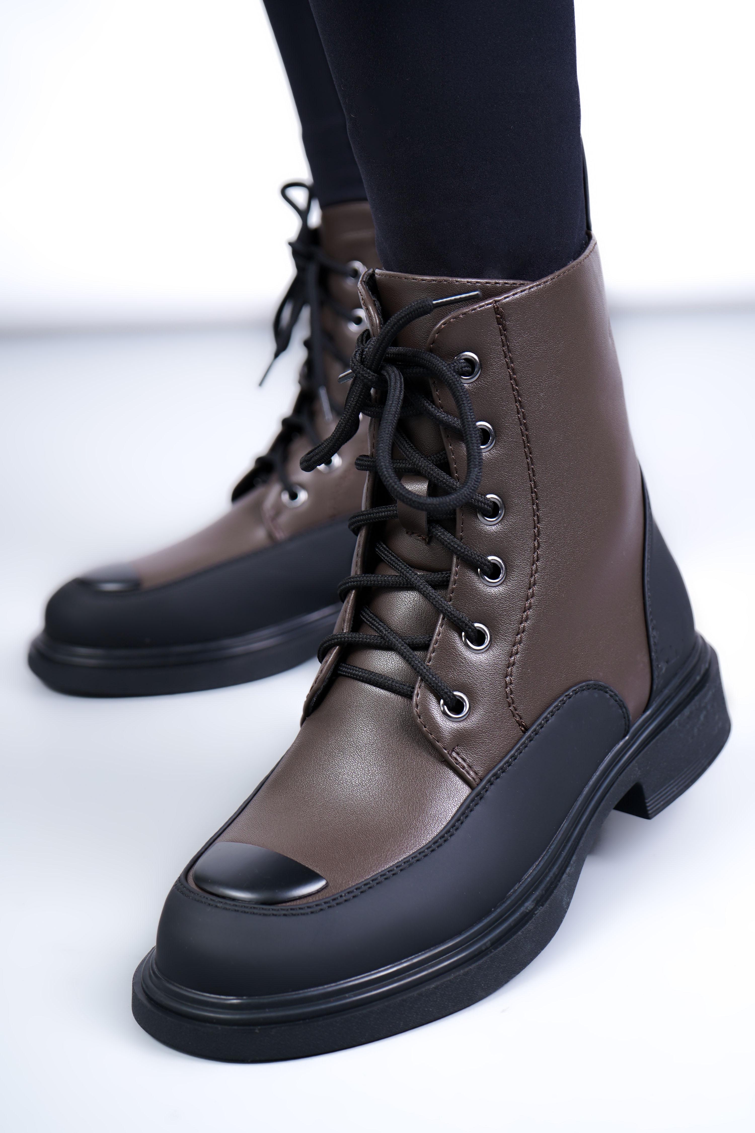 Ботинки женские Where Uwear UK2-2 346627 р. 37 Коричневый (346627_37)