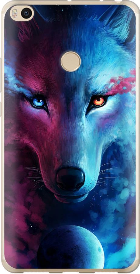 Чехол на Xiaomi Mi Max 2 Арт-волк (3999t-994-42517)