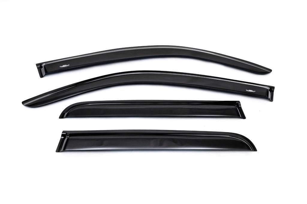 Ветровики HIC для Volkswagen Amarok 2010-2022 гг. поликарбонат Черный