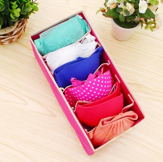 Набір органайзерів для спідньої білизни 4 шт. Рожевий (ОДШ-102-26) - фото 3 Набір органайзерів для спідньої білизни 4 шт. Рожевий (ОДШ-102-26) - фото 3