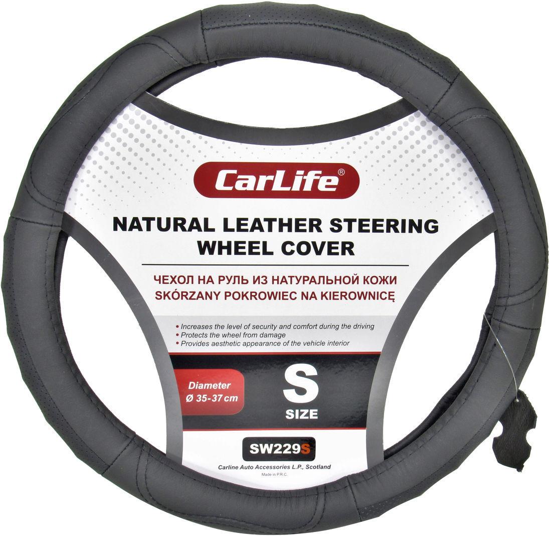 Чехол на руль CarLife S 35-37 см Черный (0345670) Чехол на руль CarLife S 35-37 см Черный (0345670)