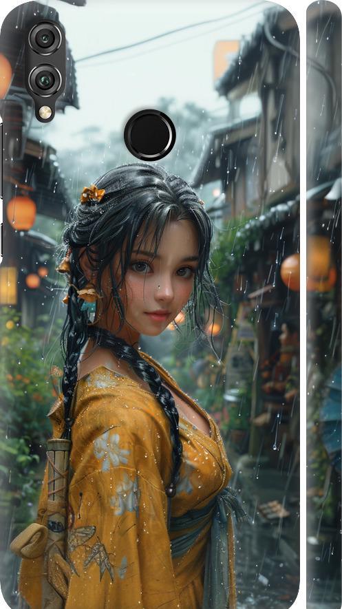 Чехол на Huawei Honor 8X Anime-girl (6133m-1596-42517)