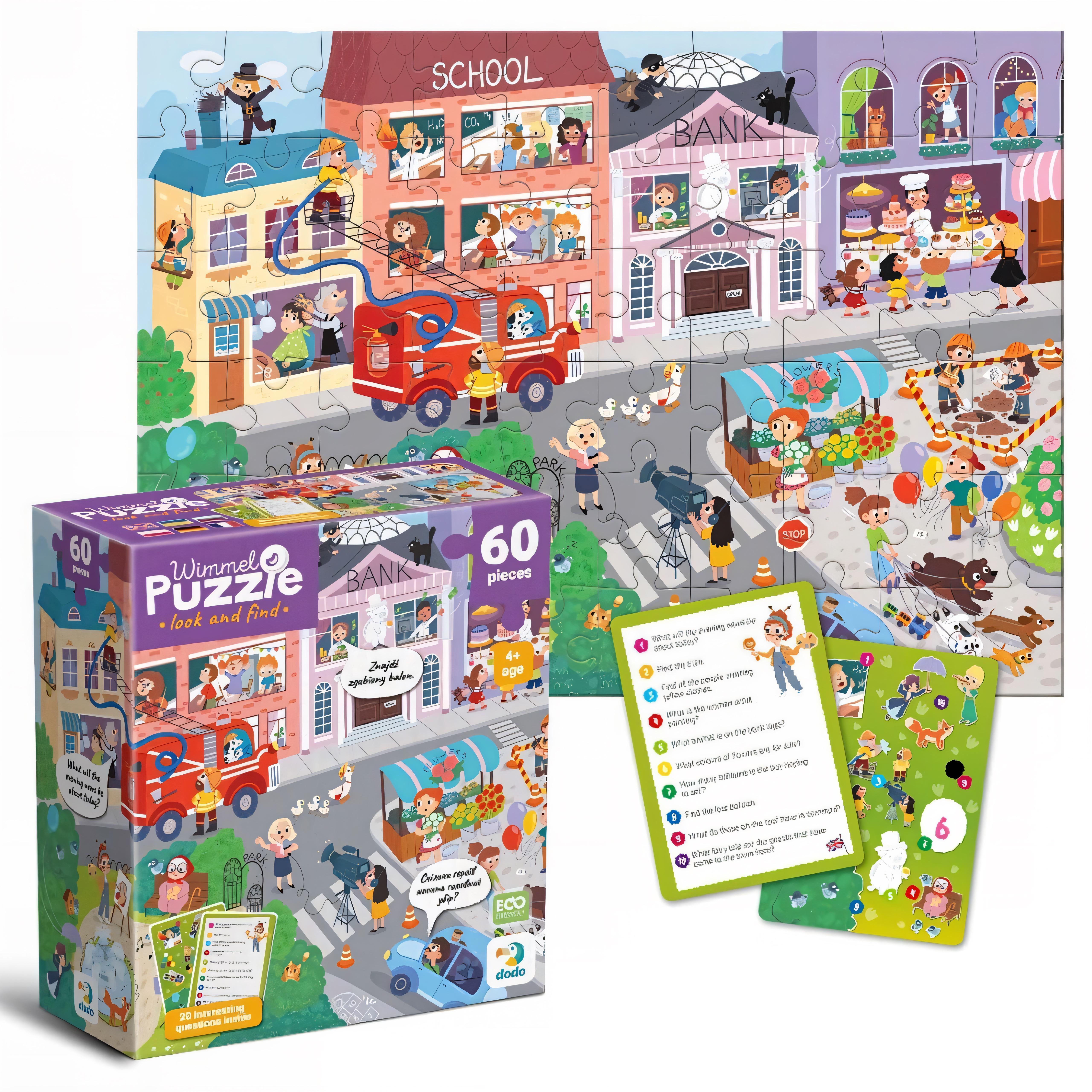 Віммельпазл DoDo Город професій 60 ел. від 4 років (300662)