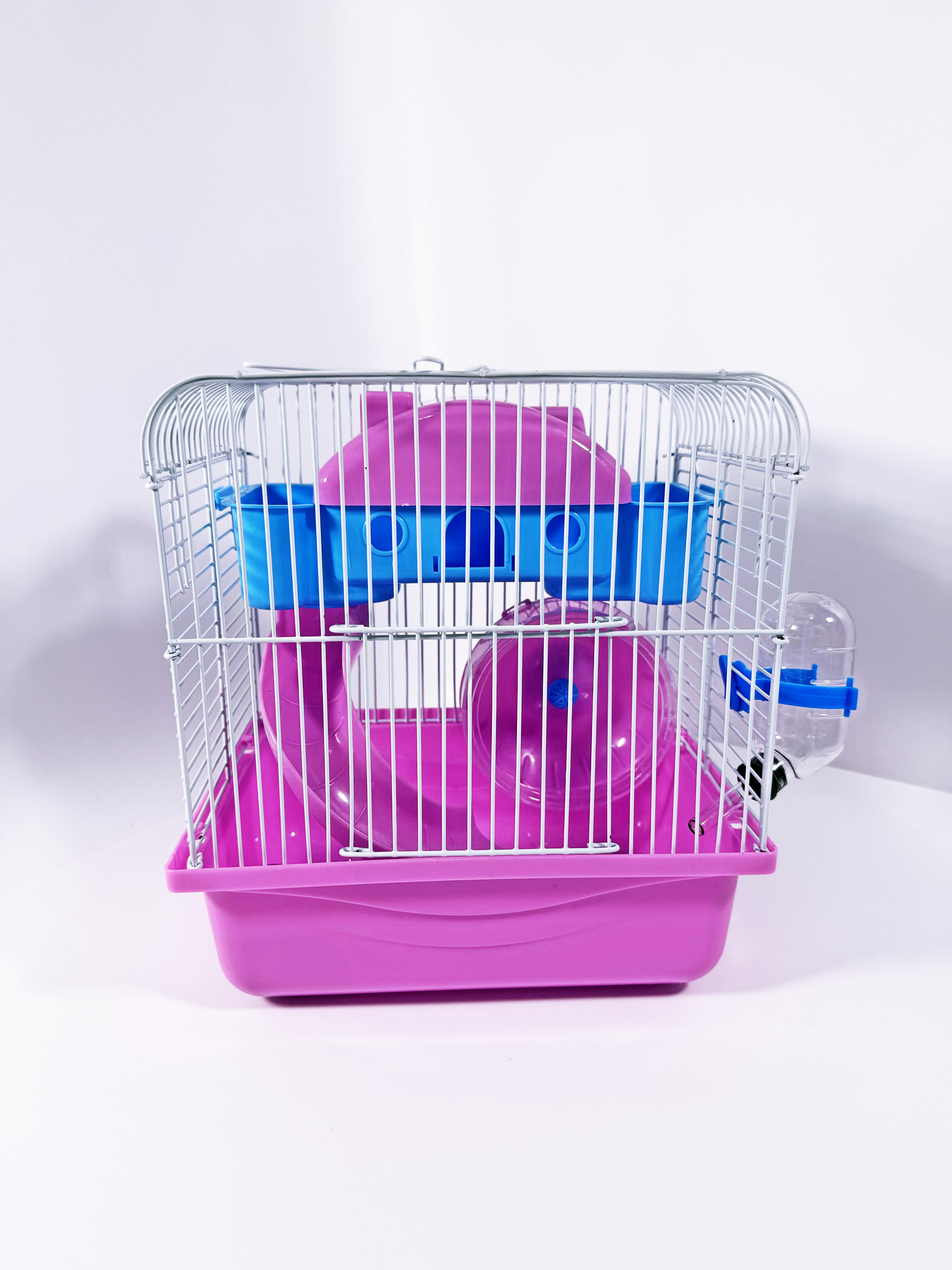 Клетка для хомяков G08 25x23x16 см Розовый (G08pink)