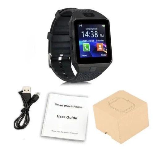 Смарт-часы DZ09 SIM-карта/шагомер/камера 2 Мп до 32 ГБ Black - фото 3