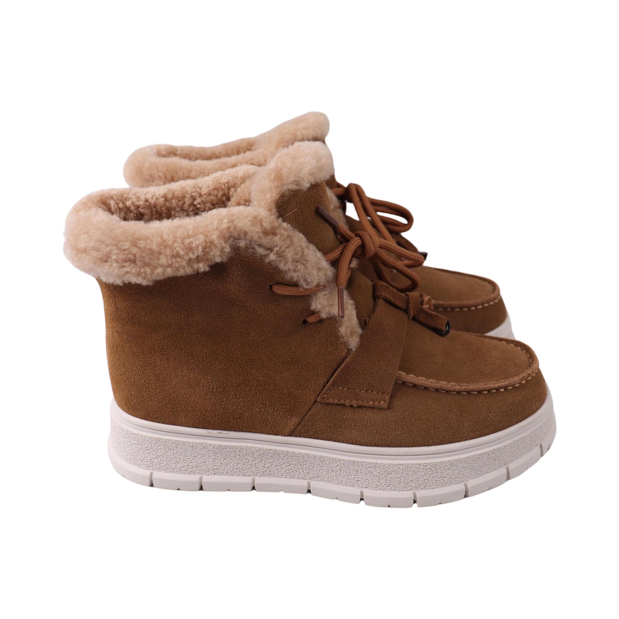 Ботинки женские Sorte Lady натуральная замша р. 36 Рыжий (127-24ZHC)