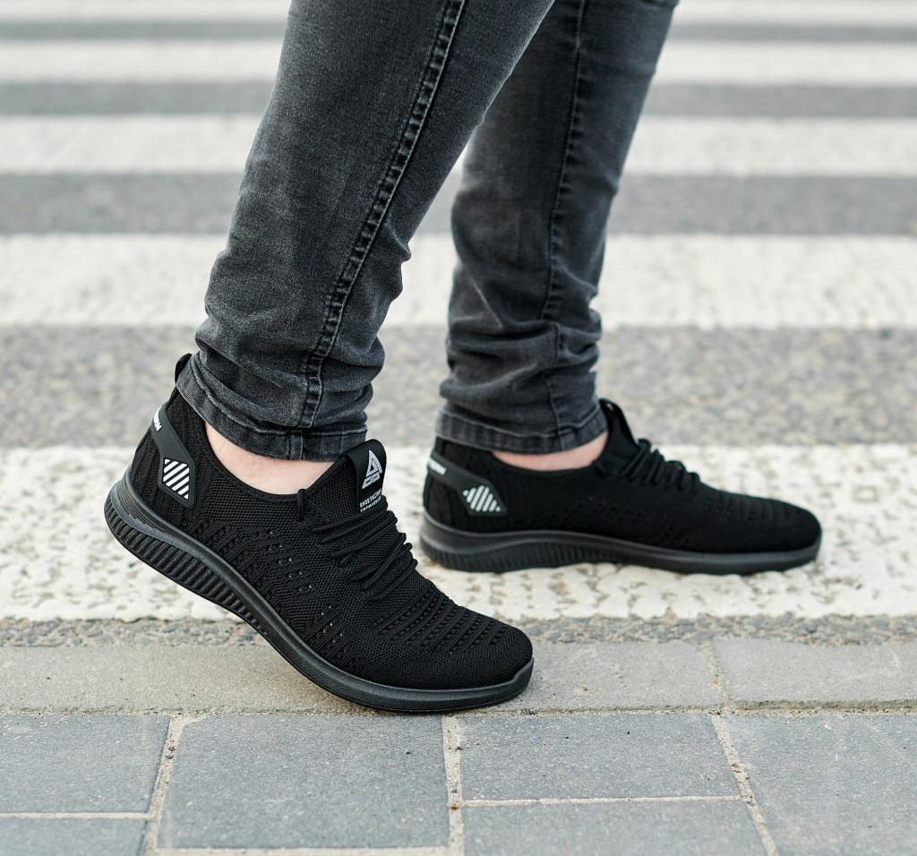 Кроссовки мужские Gipanis 5111-2 текстиль р. 45 Черный (5111.2-5)