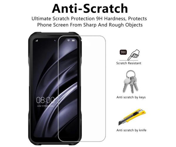 Захисне скло Tempered Glass 0,3 мм для Doogee V20 Pro Transparent (33242) - фото 2