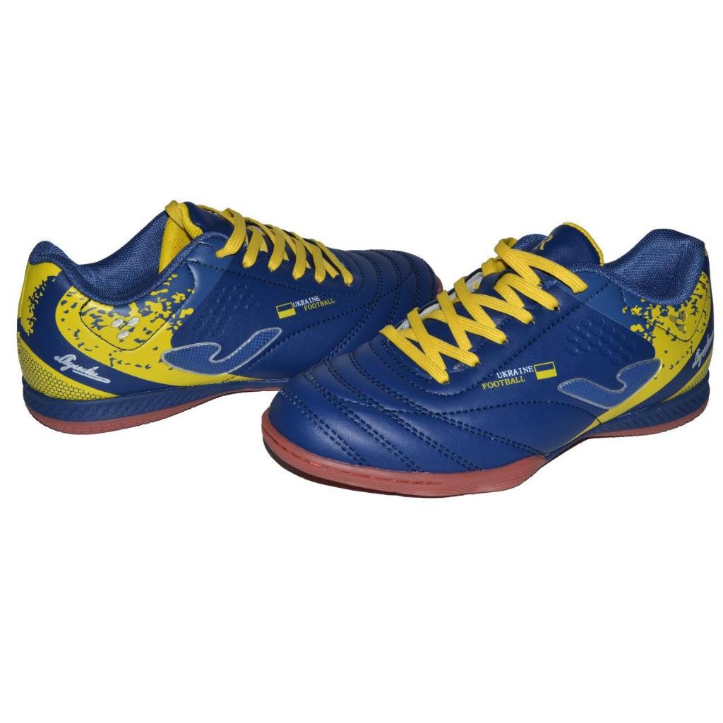 Кроссовки футбольные детские Demax 107-230-380 р. 34 21,5 см Синий - фото 2