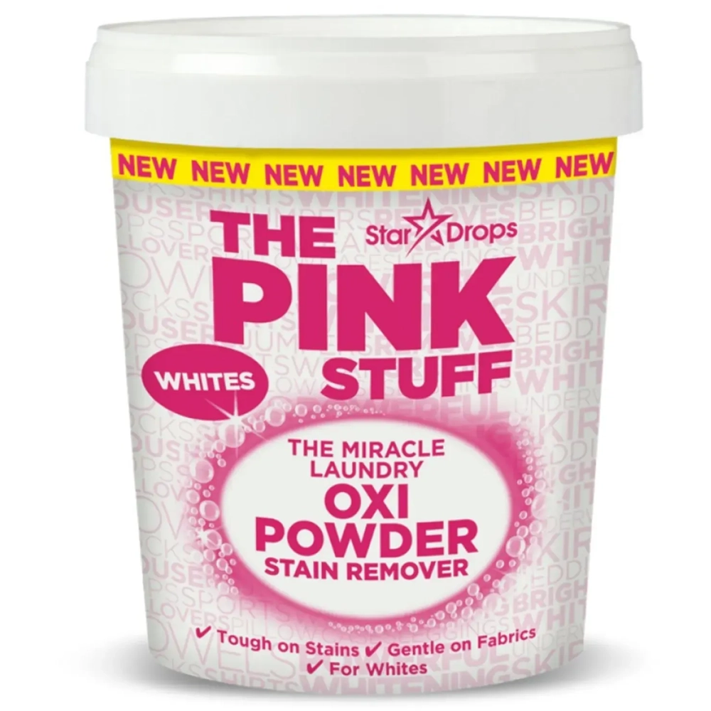 Отбеливающий порошок The Pink Stuff для удаления пятен из белых тканей сильного действия 1 кг (EPI-15102025-1422)