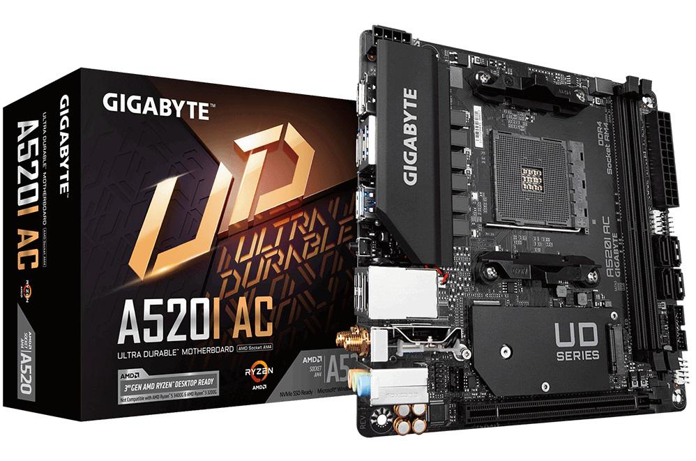 Материнська плата Gigabyte A520I AC (12430241) - фото 4