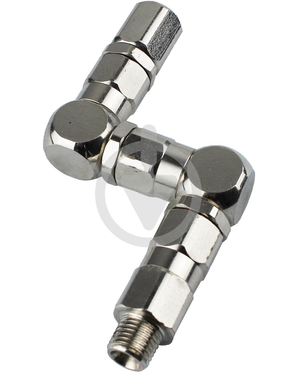 Фитинг поворотный 1/4"х1/4" внутренняя-наружная резьба (13473330)