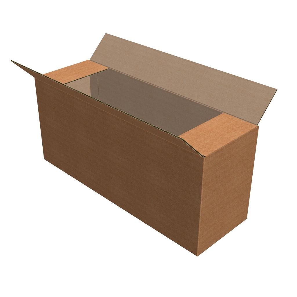 Картонна коробка гофроящик з логотипом 606х194х266 10 шт.
