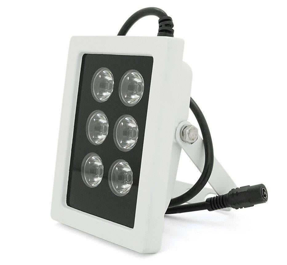 Прожектор инфракрасный VOLTRONIC LW650IR006 6 диодов 50 м 12 В угол обзора 45°