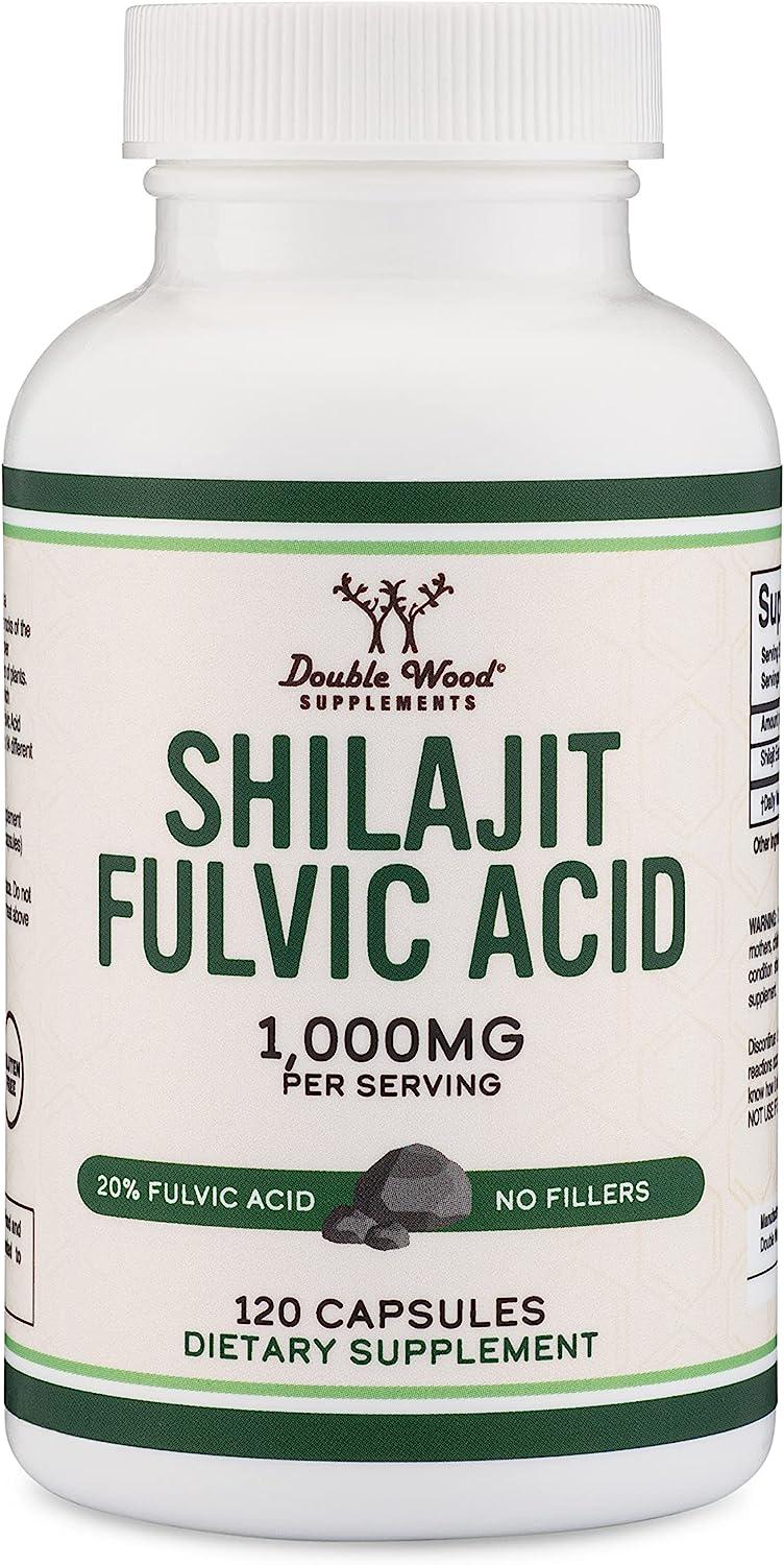 Муміє Double Wood Supplements Shilajit Resin 1000 mg 120 капсул