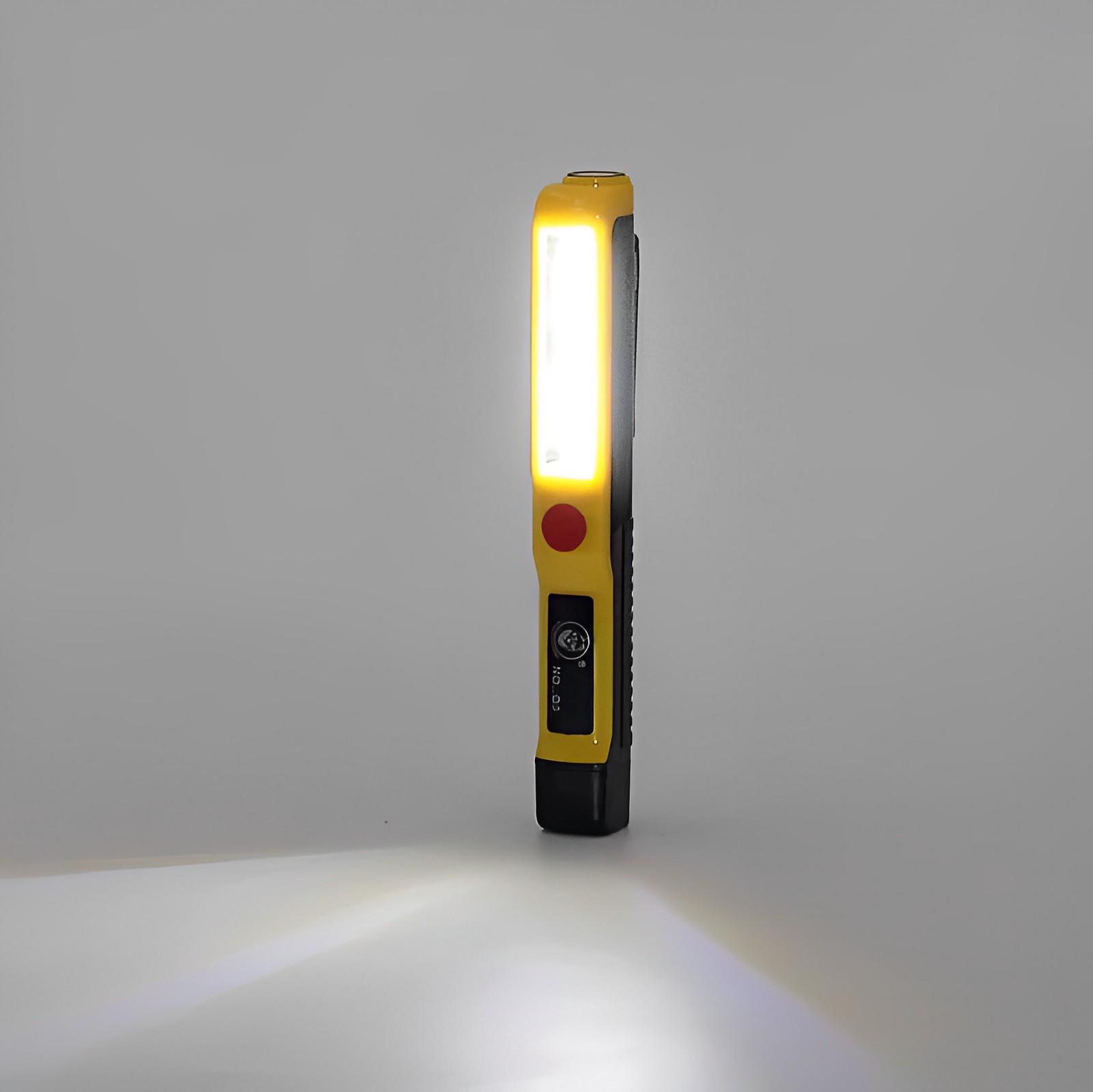 Фонарь на батарейках UKC 19 см Желтый (3-6-9252)