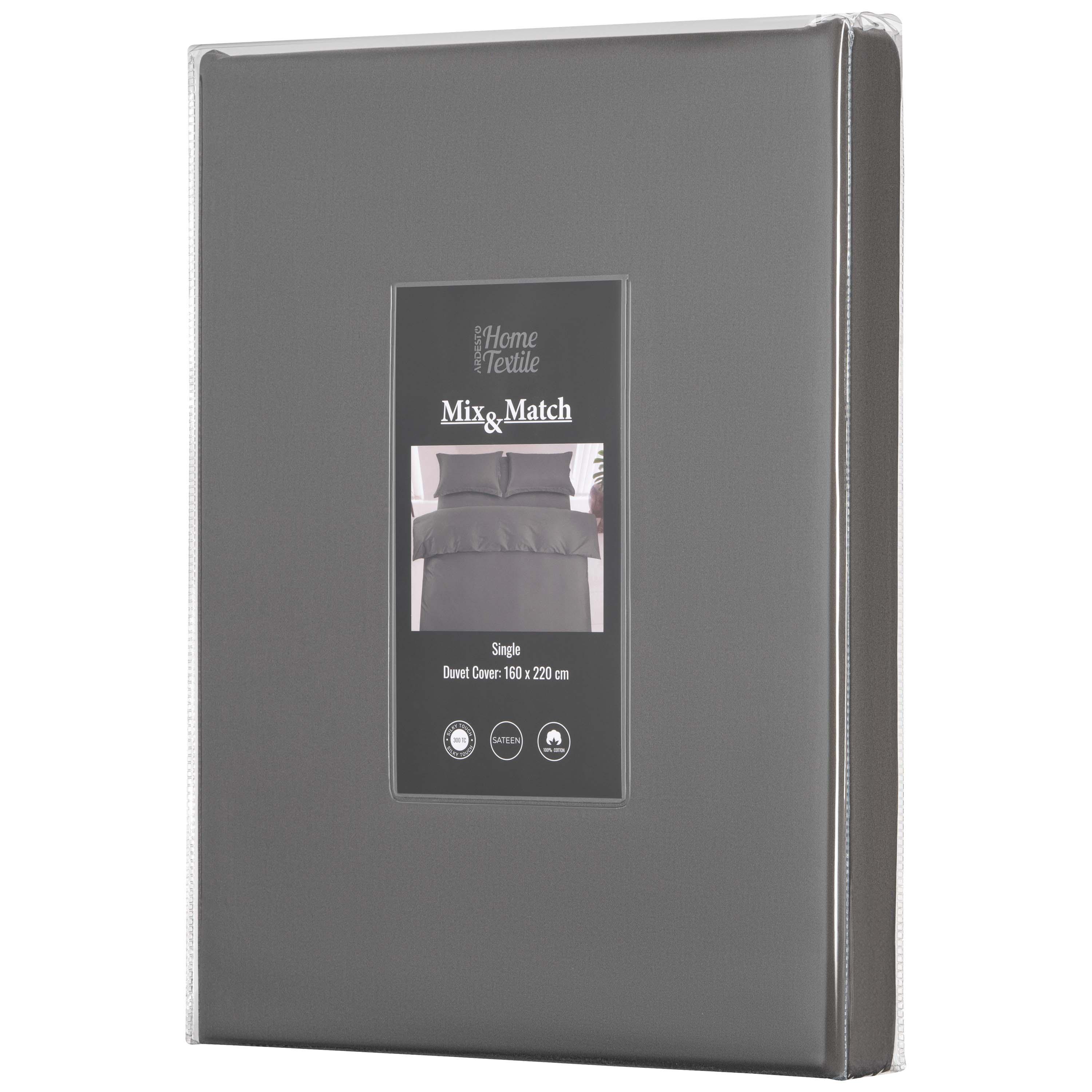 Підковдра Ardesto Mix&Match Premium 160х220 см Сірий (ART1622DVY) - фото 3