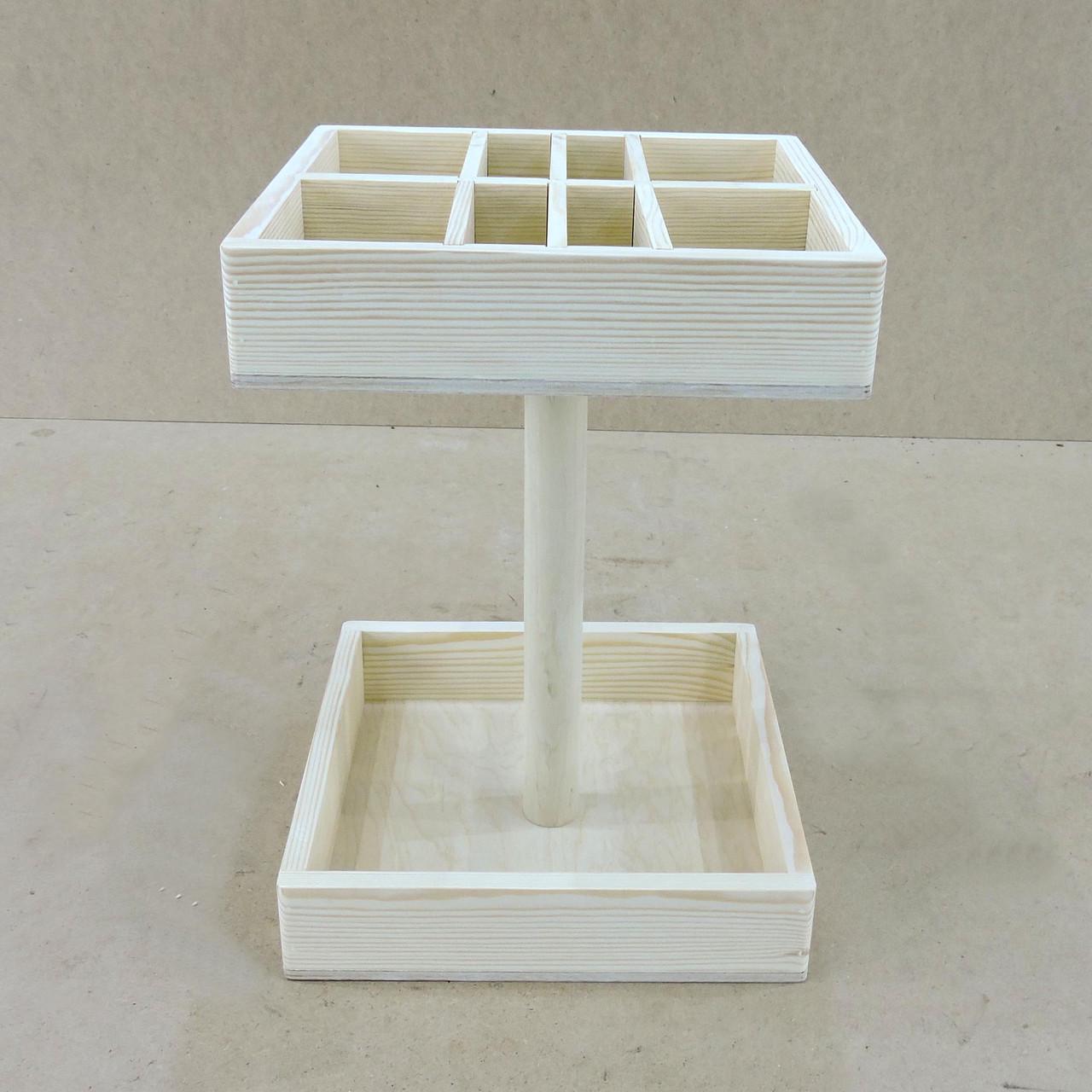 Полка для ванной настольная из дерева Корбих Бланже (ВНО-001901) - фото 2 Полка для ванной настольная из дерева Корбих Бланже (ВНО-001901) - фото 2