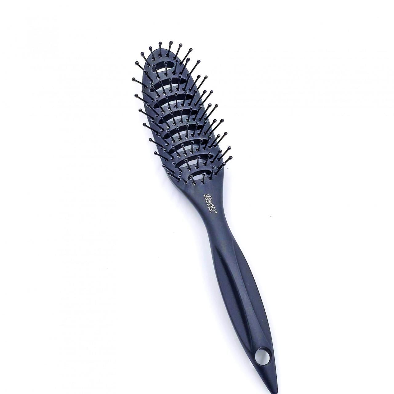 Расческа профессиональная для укладки ДенІС professional карбоновая с усиленной ручкой - луна Черная (1453071474)