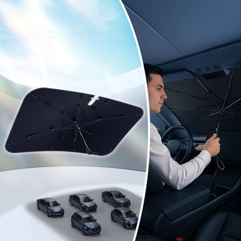 Парасолька-шторка Sunshade на лобове скло автомобіля - фото 8 Парасолька-шторка Sunshade на лобове скло автомобіля - фото 8