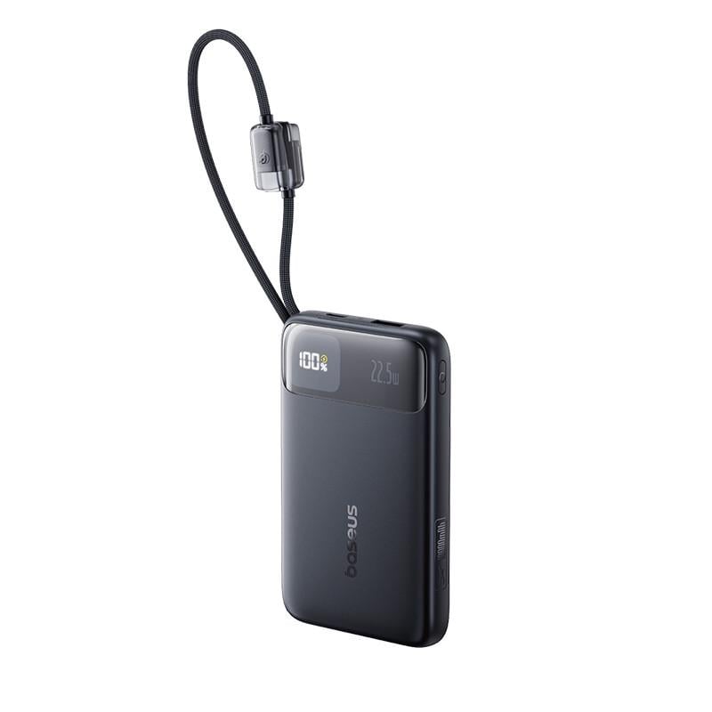 Повербанк BASEUS EnerFill FC11 10000 mAh 22,5W с кабелями Type-C/Lightning Powerbank быстрая зарядка Black (130957908) Повербанк BASEUS EnerFill FC11 10000 mAh 22,5W с кабелями Type-C/Lightning Powerbank быстрая зарядка Black (130957908)