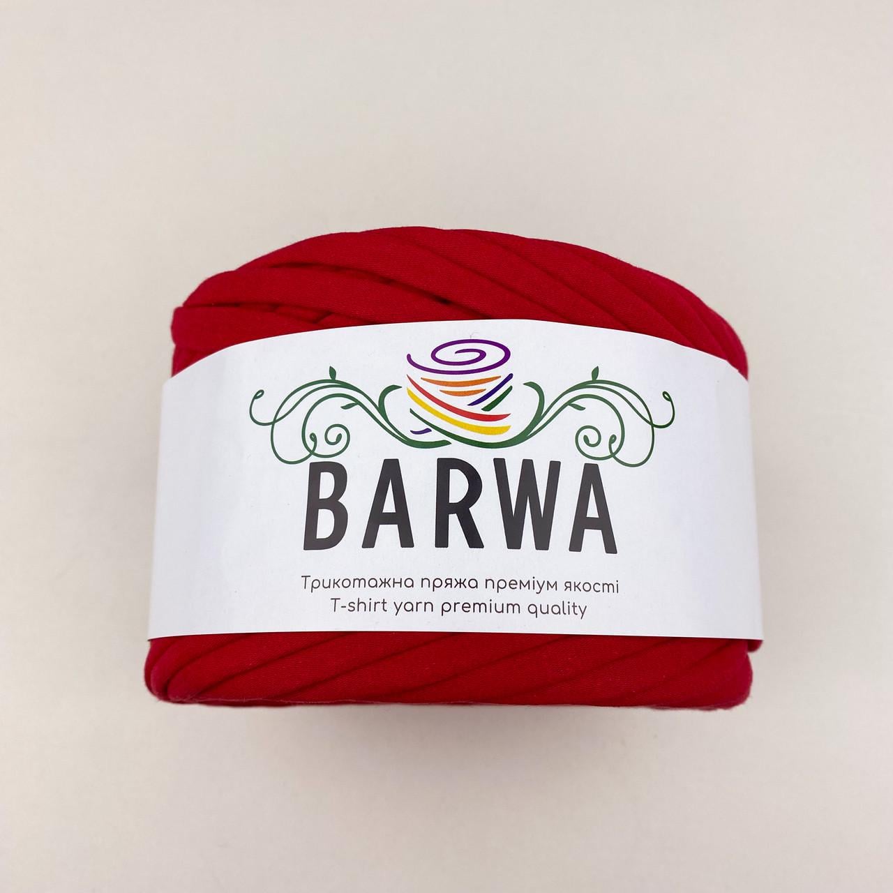 Пряжа трикотажная Barwa плоская Мак №74 (3017126549) Пряжа трикотажная Barwa плоская Мак №74 (3017126549)