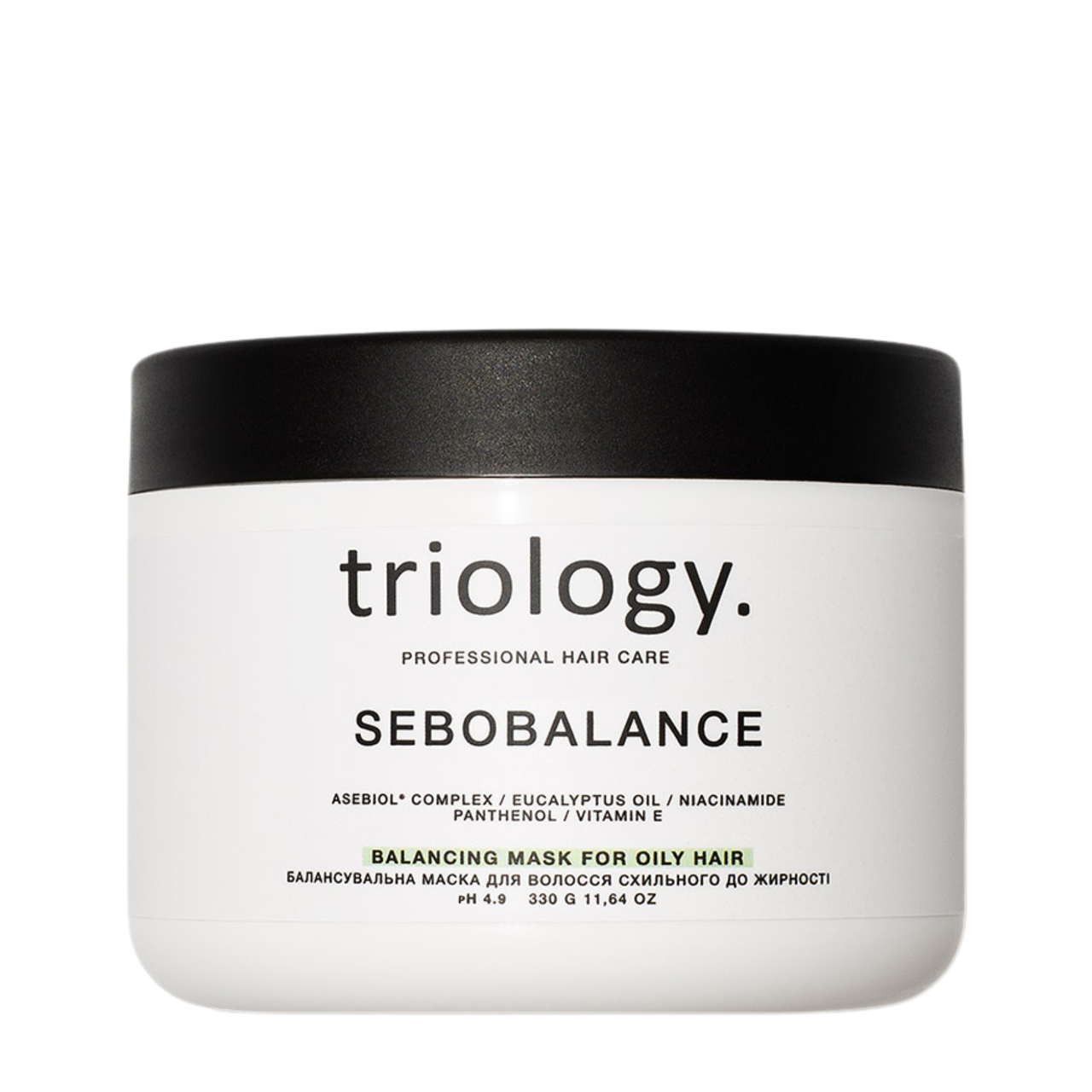 Маска для жирного волосся балансувальна Triology Sebobalance 330 г