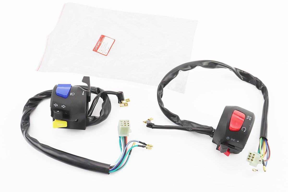 Комплект блоків кнопок на кермі правий та лівий фішки мама до мотоцикла Viper V150A 2 шт. (31920666)