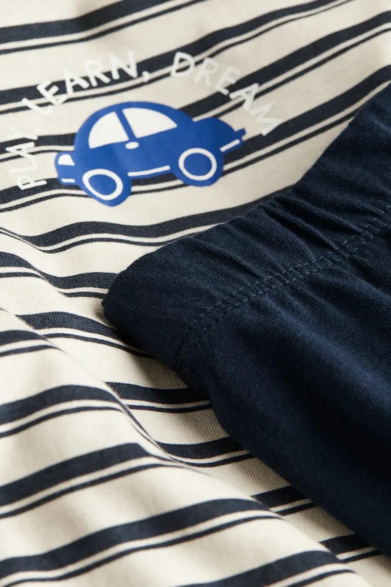 Брюки H&M 110/116 см Темно-синий (1196118-09)