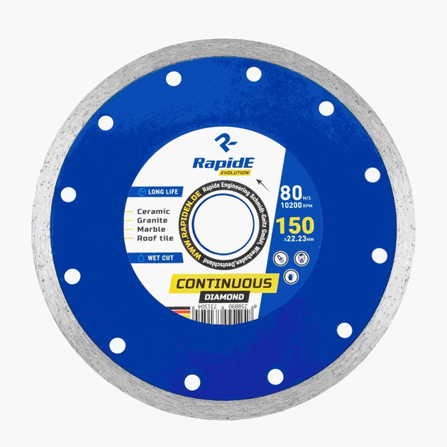 Диск RapidE CONTINUOUS алмазний 180х22.2