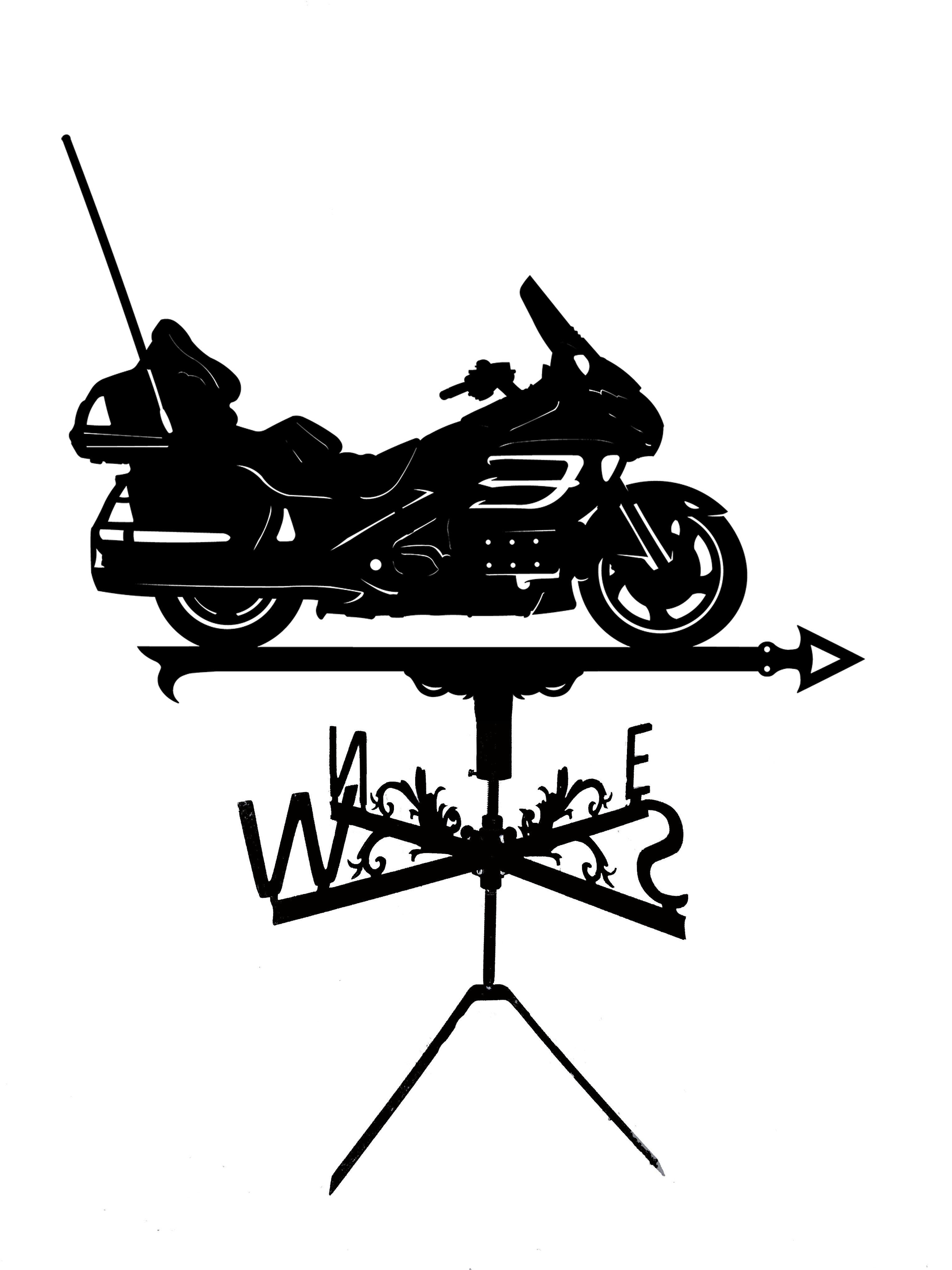 Флюгер на беседку/колодец Мотоцикл Хонда (27453945)