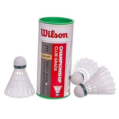 Воланы для бадминтона Wilson Championship WRT6040 р. 3 шт. Белый (60508084)