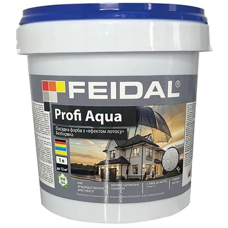 Краска латексная Feidal Profi Aqua TR база матовая бесцветная 1 л