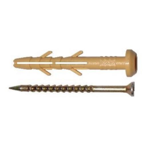 Дюбель распорный ЭСМУ-6x70 для быстрого монтажа с воротником и усами (8431906) Дюбель распорный ЭСМУ-6x70 для быстрого монтажа с воротником и усами (8431906)