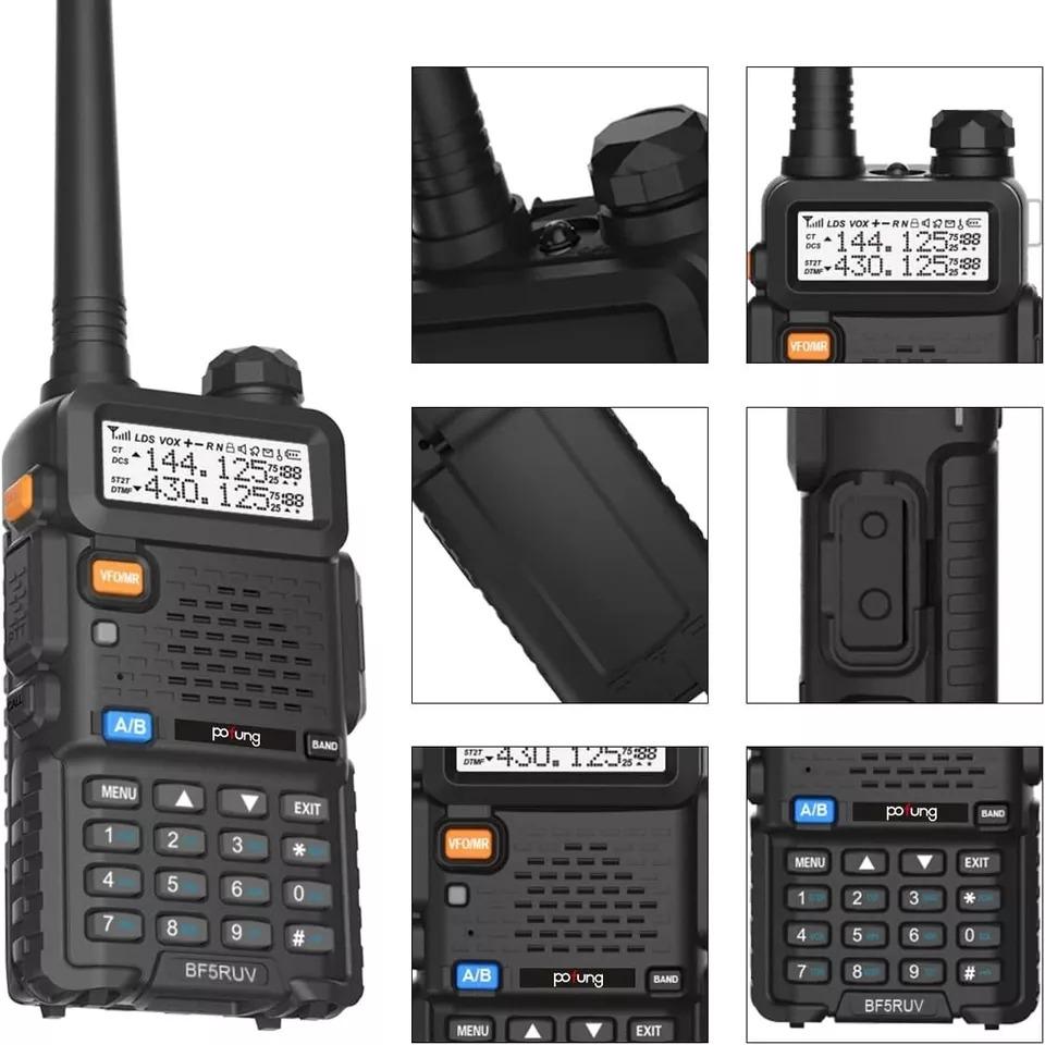 Рація дводіапазонна Pofung BF5RUV Walkie Talkie 5R до 5 км 3800 мАг - фото 6