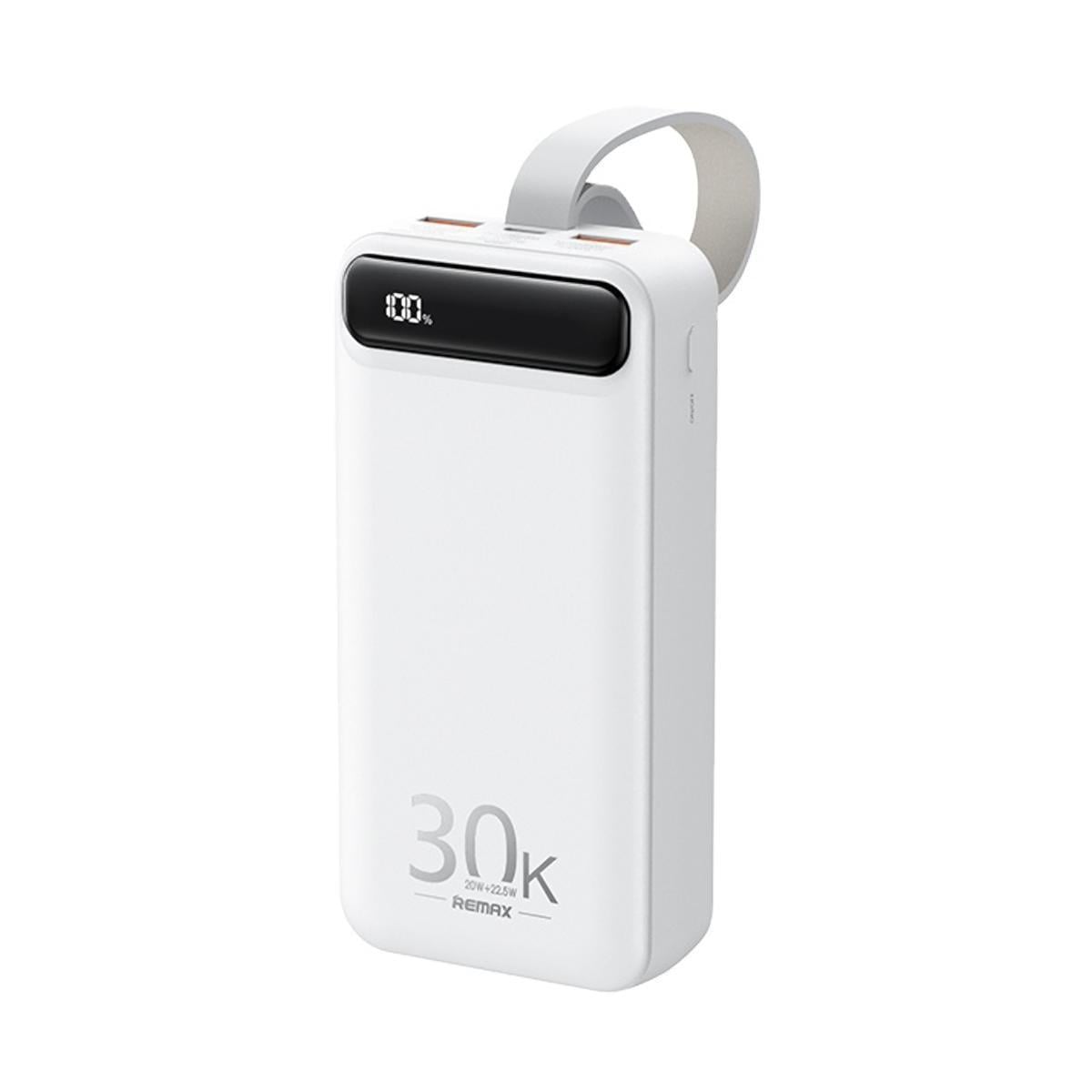 Повербанк Remax RPP-522 Bole QC22.5W+PD20W 30000 mAh Білий (10191156)
