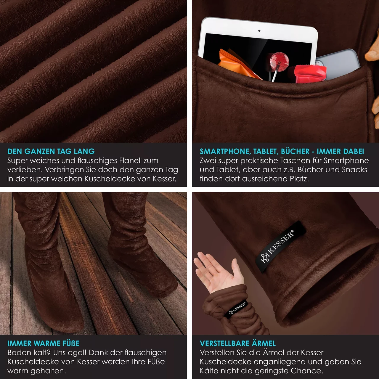 Ковдра-плед KESSER 200x140 см (225262457139br-200x140) - фото 8 Ковдра-плед KESSER 200x140 см (225262457139br-200x140) - фото 8